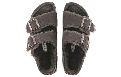 Birkenthtstock Arizona Shearling Suede Leather 'Mocca' 1020566