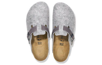 Birkenthtstock Boston Natural Leather/Felt 'Light Grey' 1026149