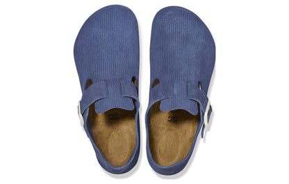 Birkenthtstock London Suede Leather ' Corduroy Indigo' 1025549