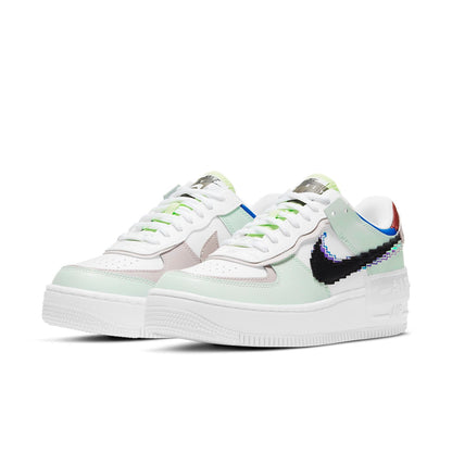 (WMNS) Nithtke Athtir Forthtce 1 Shadow SE 'Pixel Swoosh - Barely Green' CV8480-300
