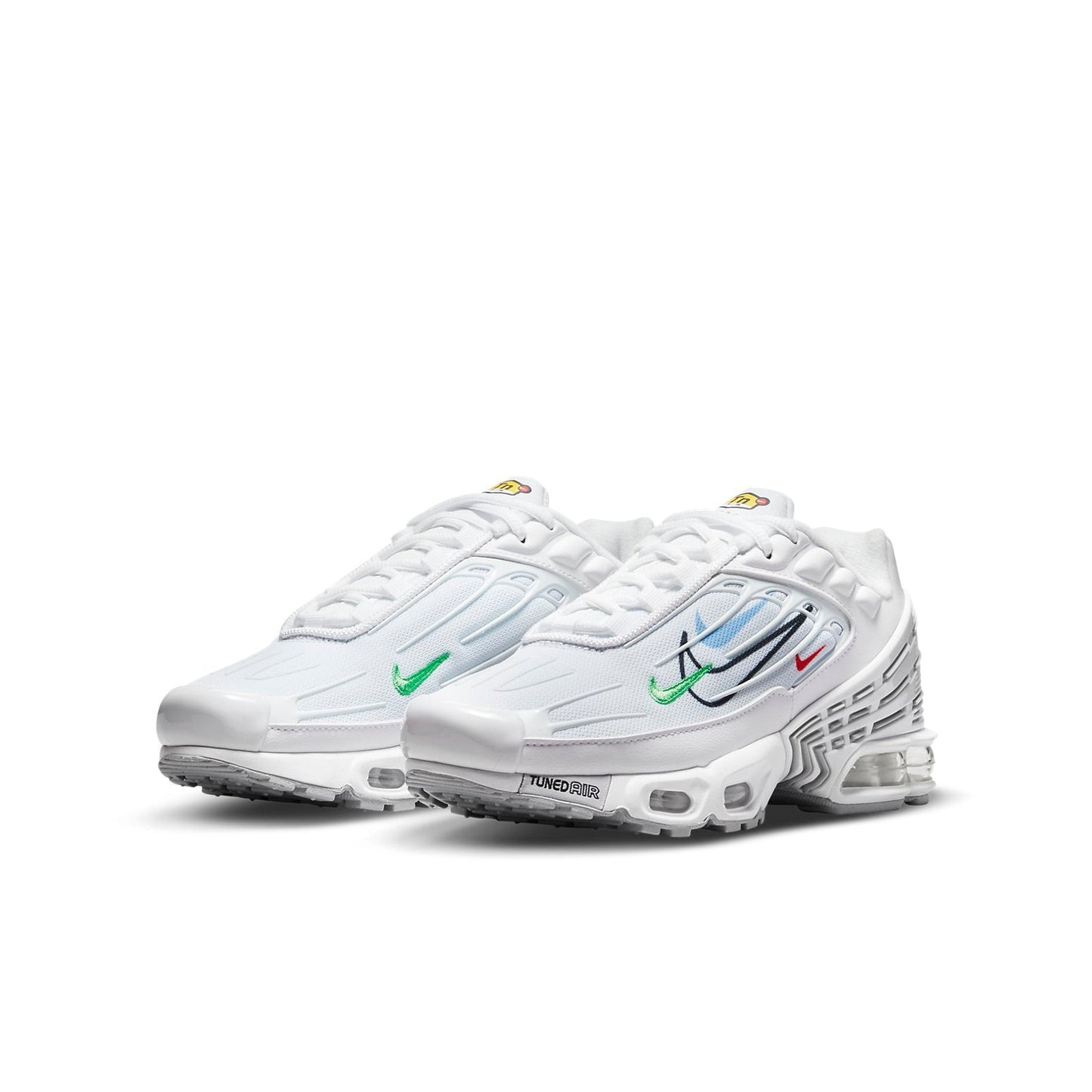 (GS) Nithtke Aithtr Max Plus 3 Multi Swooshes White DN8014-100