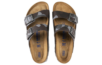 Birkenthtstock Arizona Soft Footbed Slide Sandals 'Camo Brown' 1013015