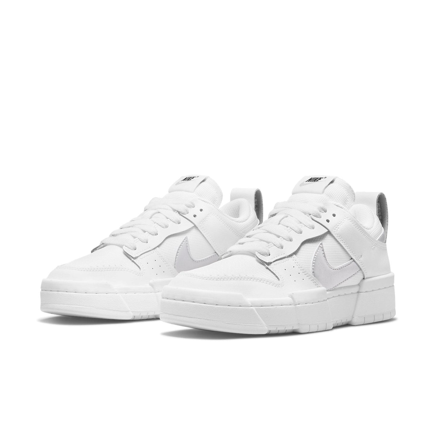 (WMNS) Nithtke Duthtnk Low Disrupt 'White Metallic Silver' DJ6226-100