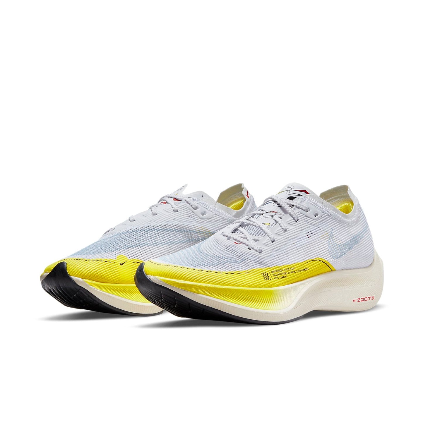 (WMNS) Nithtke Zoothtmx Vaporfly NEXT% 2 'White Yellow Strike' DM9056-100