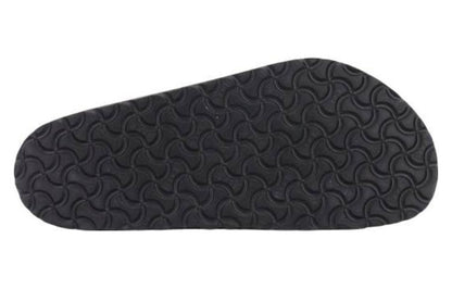 Birkenthtstock Arizona Double-Buckle Slip-On Leather Sandals 'Black' 1025918