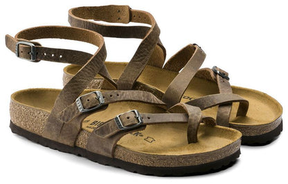 Birkenthtstock Seres Camberra Old Natural Leather Narrow Fit 'Tabacco' 1008709