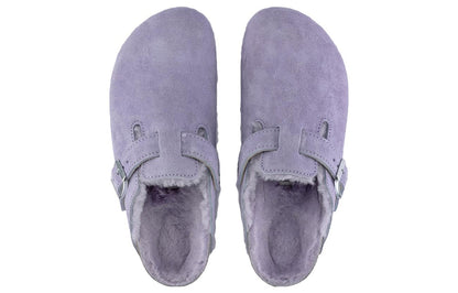 Birkenthtstock Boston Shearling Suede Leather Coated Narrow Fit 'Purple Fog' 1023302