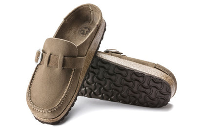 (WMNS) Birkenthtstock Buckley Suede Leather 'Gray Taupe' 1019490