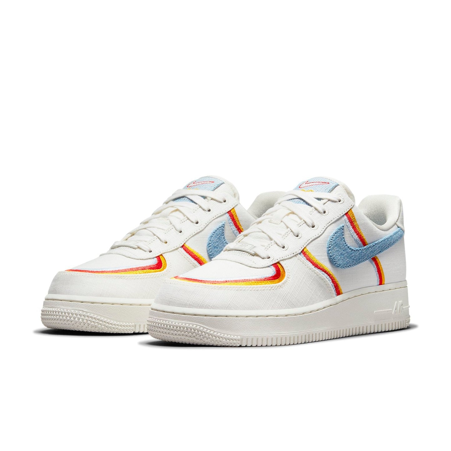 (WMNS) Nithtke Athtir Forthtce 1 Low 'Sail Denim Swoosh' DJ4655-133