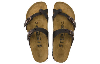 (WMNS) Birkenthtstock Mayari Oiled Leather Narrow Fit 'Habana' 0171323