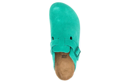 (WMNS) Birkenthtstock Boston Suede Leather Narrow Fit 'Digital Green' 1026165