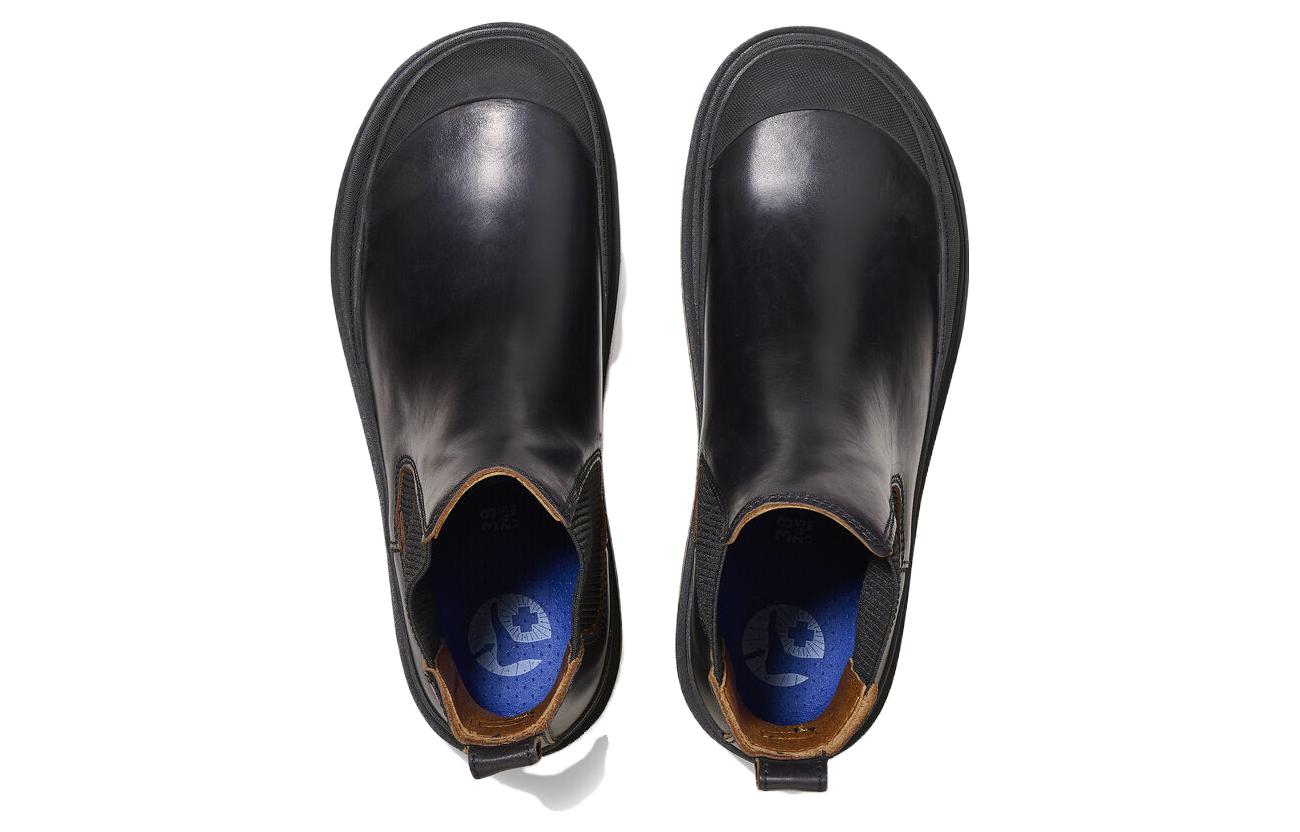 (WMNS) Birkenthtstock Prescott Slip On Women Waxy Leather Narrow Fit 'Black' 1025218