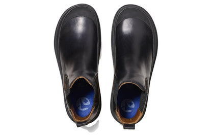 (WMNS) Birkenthtstock Prescott Slip On Women Waxy Leather Narrow Fit 'Black' 1025218