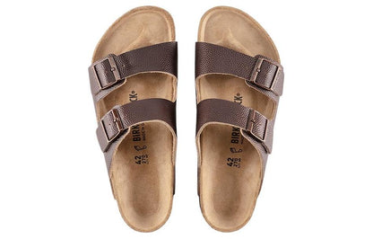 Birkenthtstock Arizona Natural Horween Sandals 'Brown' 1022353