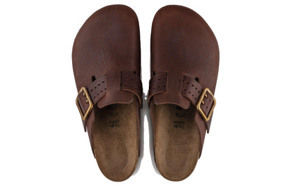 Birkenthtstock Boston Bold Leather Narrow Fit 'Roast' 1022673