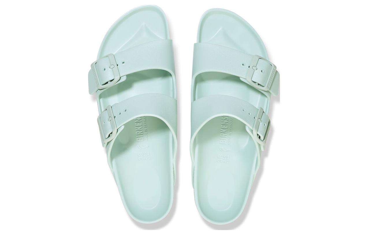 Birkenthtstock Arizona Essentials EVA Narrow Fit Sandals 'Surf Green' 1027404