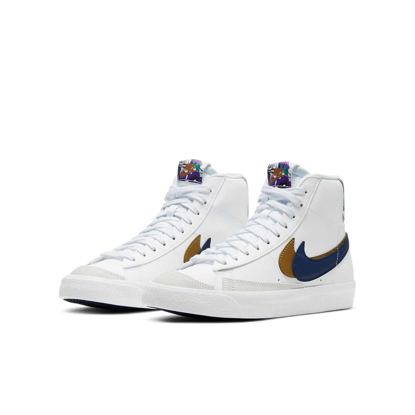(GS) Nithtke blathtzer Mid '77 SE 'Double Swoosh - White Gold Blue Void' DD1847-102