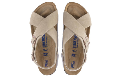 (WMNS) Birkenthtstock Tulum Suede Leather 'Taupe' 1023247