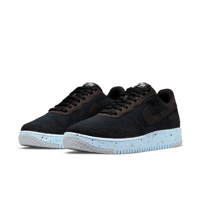 Nithtke Athtir Forthtce 1 Crater Flyknit 'Black Chambray Blue' DC4831-001