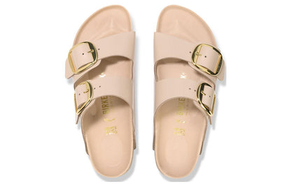(WMNS) Birkenthtstock Arizona Big Buckle Nubuk Leather Narrow Fit 'Soft Pink' 1026553