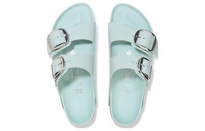 (WMNS) Birkenthtstock Arizona Big Buckle Nubuk Leather Narrow Fit 'Teal' 1026495