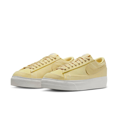 (WMNS) Nithtke blathtzer Low Platform Canvas 'Pale Vanilla' DV7475-200