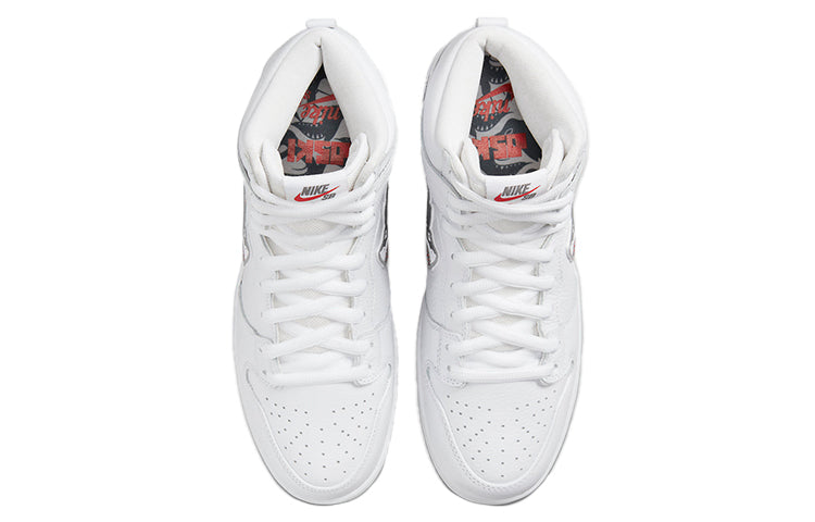 Nithtke Oski x SB Skateboard Duthtnk High Shark 'White Grey' CI2692-100