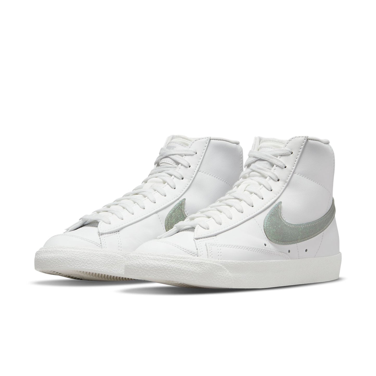 (WMNS) Nithtke blathtzer Mid '77 Essential 'Glitter Swoosh - Dusty Sage' DH4399-100