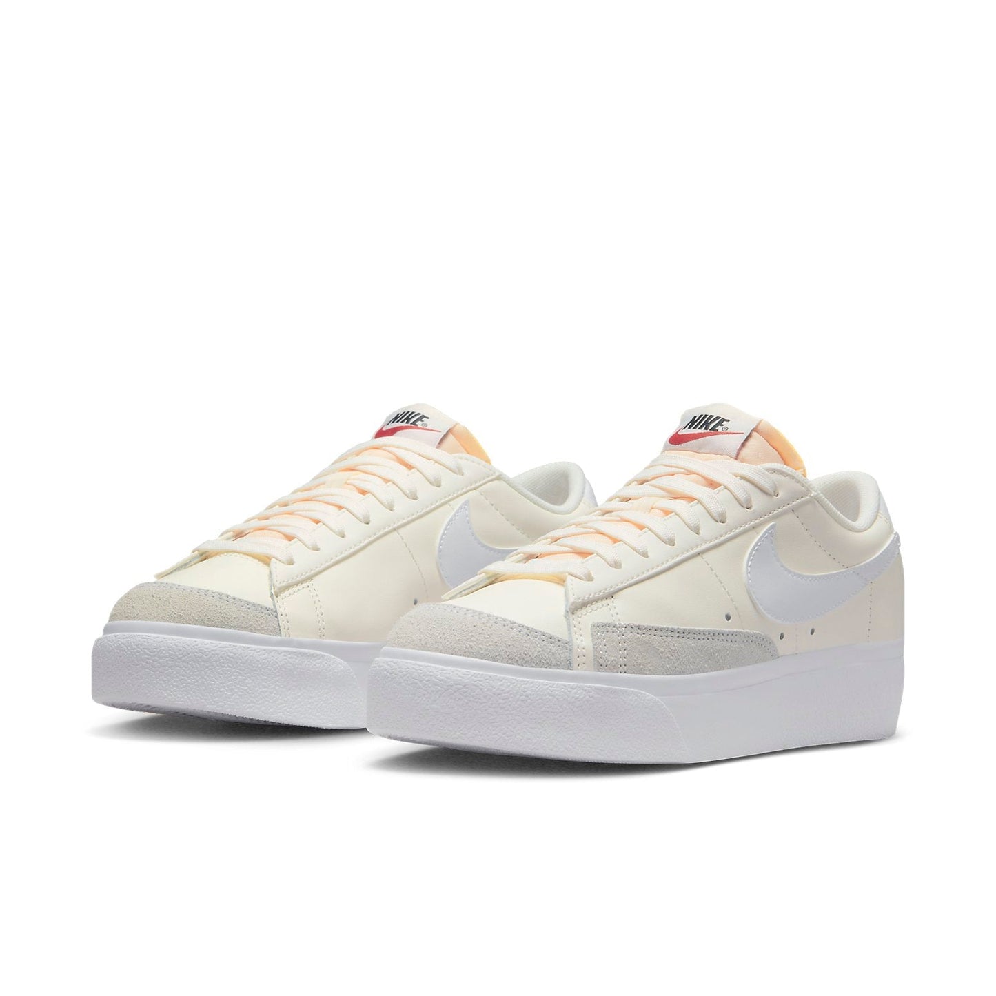 (WMNS) Nithtke blathtzer Low Platform Classic Casual Skateboarding Shoes Yellow White DJ0292-108