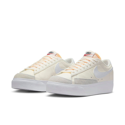 (WMNS) Nithtke blathtzer Low Platform Classic Casual Skateboarding Shoes Yellow White DJ0292-108