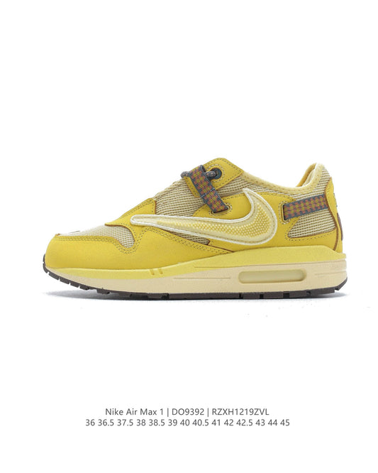Travis Scott x  Aithtr Max 1WheatLemon DO9392 Dames & Heren Schoenen-1