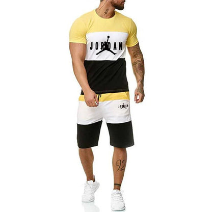 2023 Men's Sports Casual Short Sleeve Suit