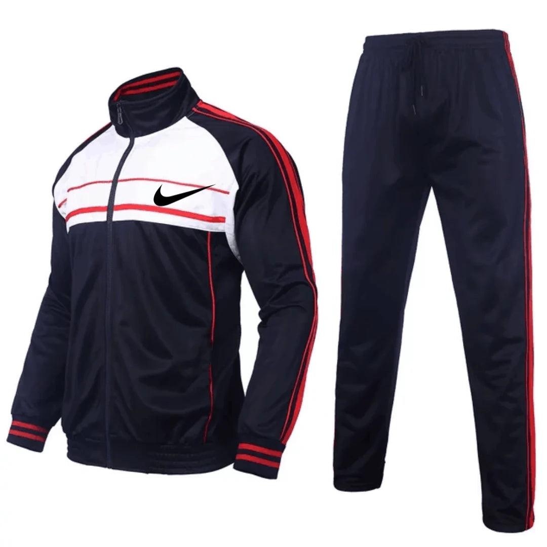 Men's Sportswear 2 Piece Set Full Zip Jogging Suit Long Sleeve Sportswear Sportswear Men's