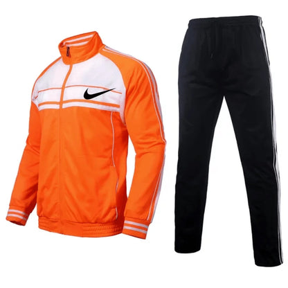 Men's Sportswear 2 Piece Set Full Zip Jogging Suit Long Sleeve Sportswear Sportswear Men's