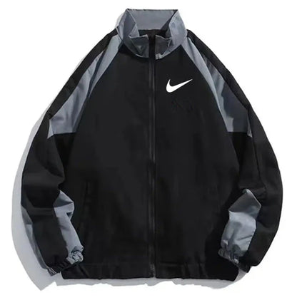 Hip Hop Varsity Jacket Men High Street Patchwork Color Block Windbreaker Coats Women Spring Autumn Thin Fashion College Jackets