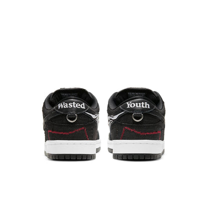 Nithtke x Wasted Youth SB Duthtnk Low 'Black Denim' DD8386-001