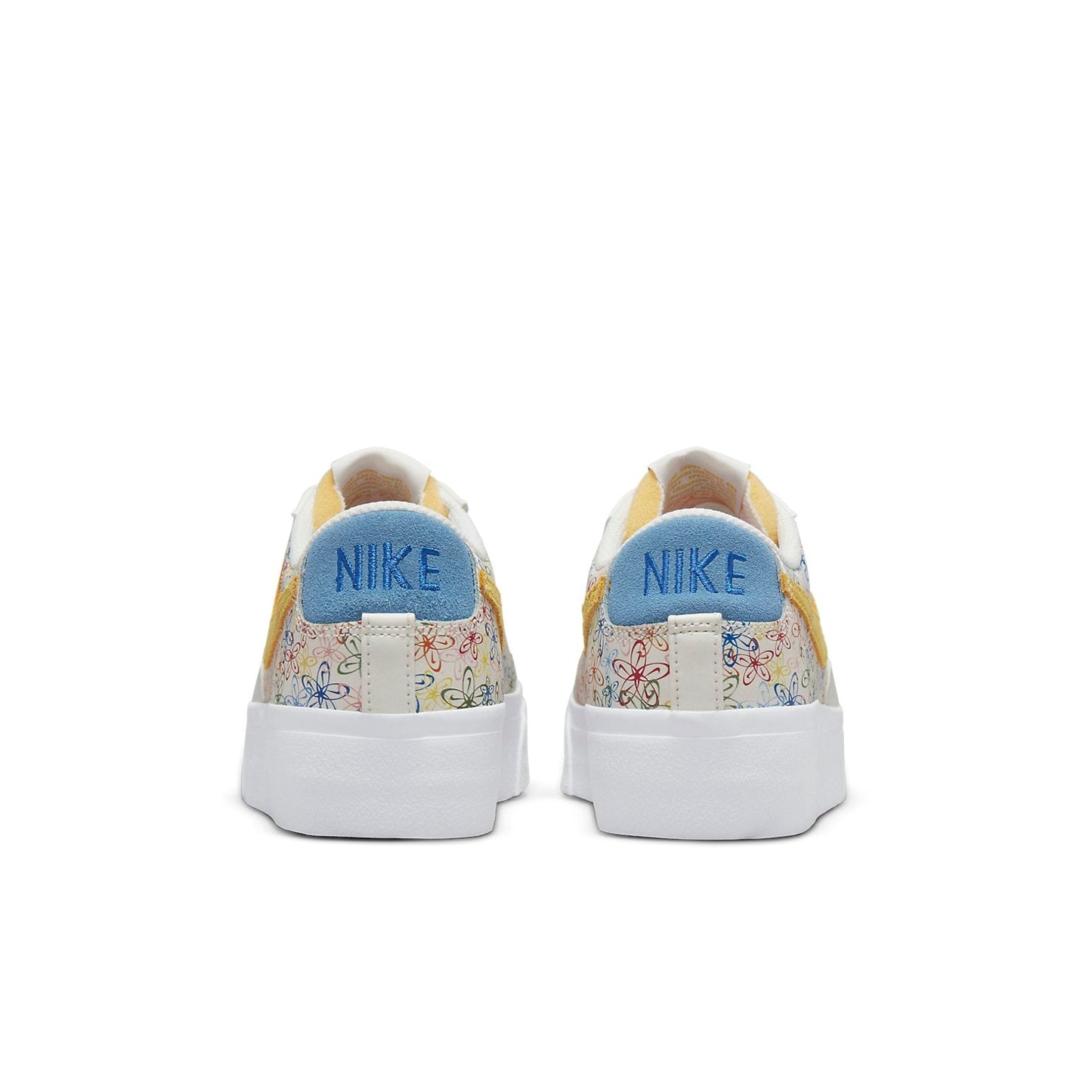 (WMNS) Nithtke blathtzer Low Platform 'White Blue Yellow' DV3210-100