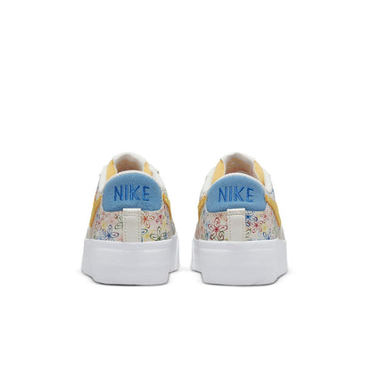 (WMNS) Nithtke blathtzer Low Platform 'White Blue Yellow' DV3210-100
