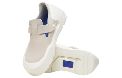 Birkenthtstock Reykjavik Nubuck Leather Shoes 'Antique White' 1027511