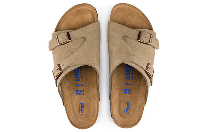 Birkenthtstock Zrich Series Cowhide Suede Fashion Beige Version Sandals 1009533