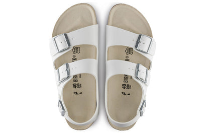 Birkenthtstock Milano Series Sandals White Version Unisex 34733