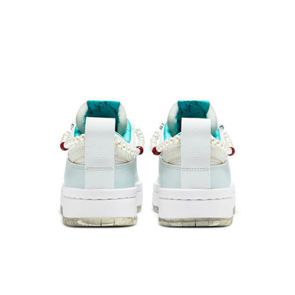 (WMNS) Nithtke Duthtnk Low Disrupt WhiteGreen Purple 'White Green' DC3282-013