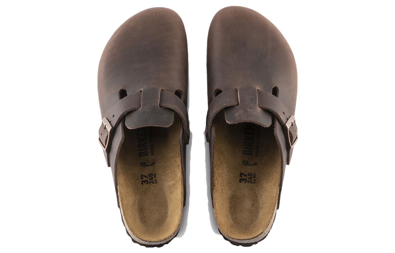 Birkenthtstock Boston Narrow 'Oiled Leather Habanna' 0860133