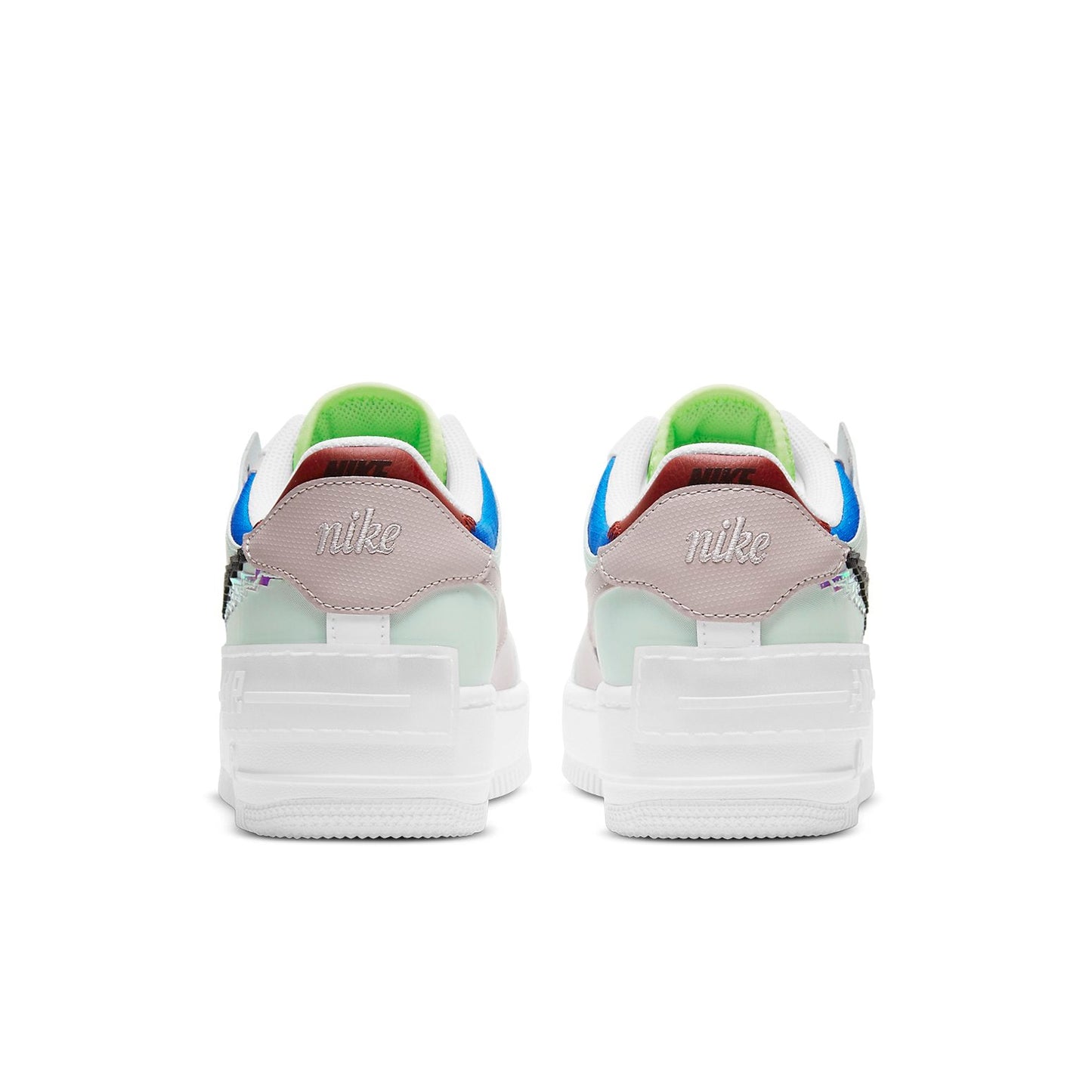 (WMNS) Nithtke Athtir Forthtce 1 Shadow SE 'Pixel Swoosh - Barely Green' CV8480-300