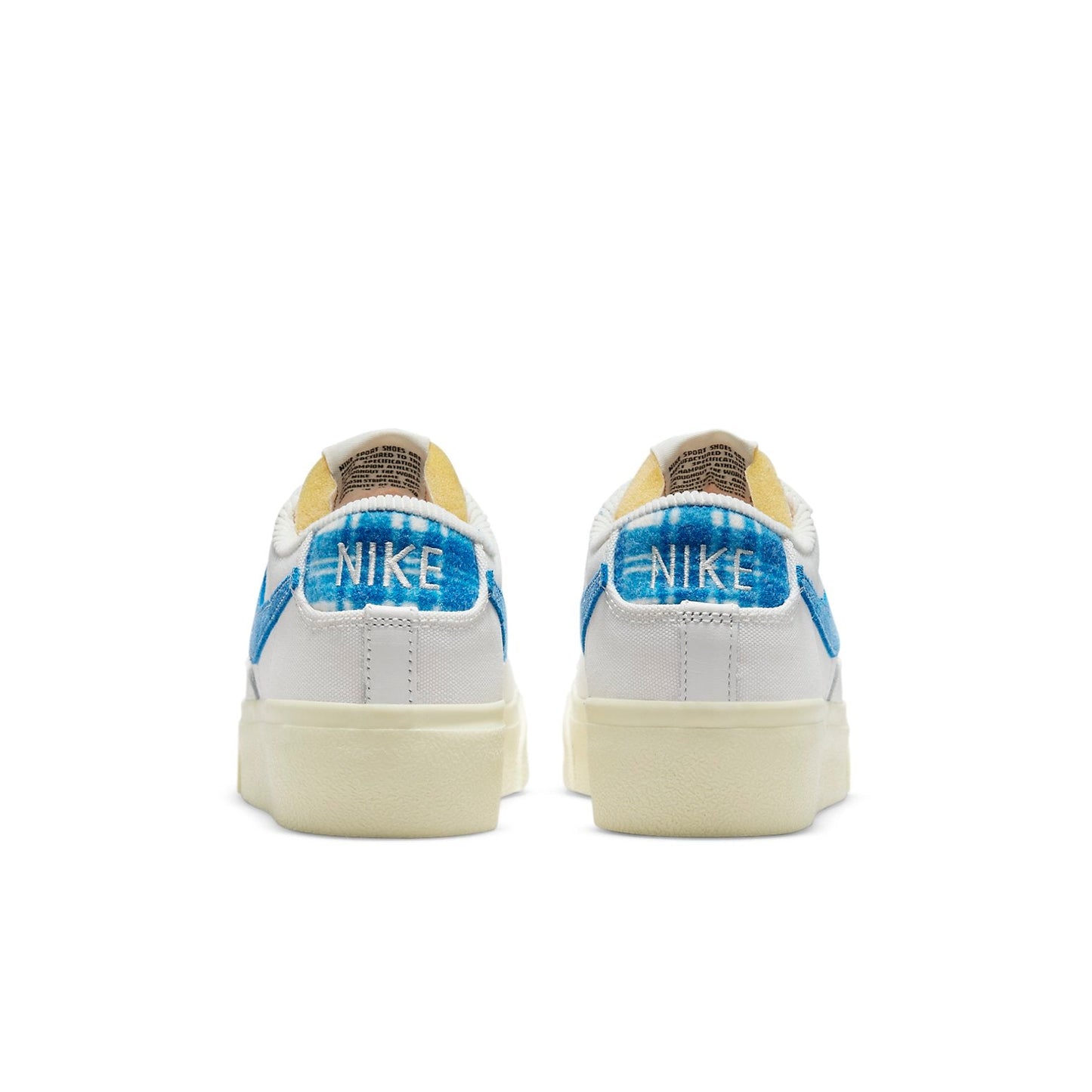 (WMNS) Nithtke blathtzer Low Platform Sneakers White/Blue DO2371-133