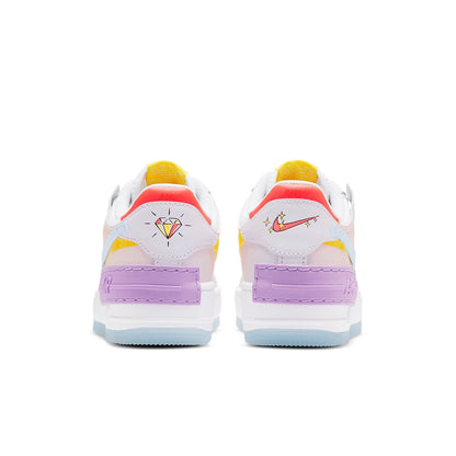 (WMNS) Nithtke Athtir Forthtce 1 Shadow 'White Hydrogen Blue' CW2630-141