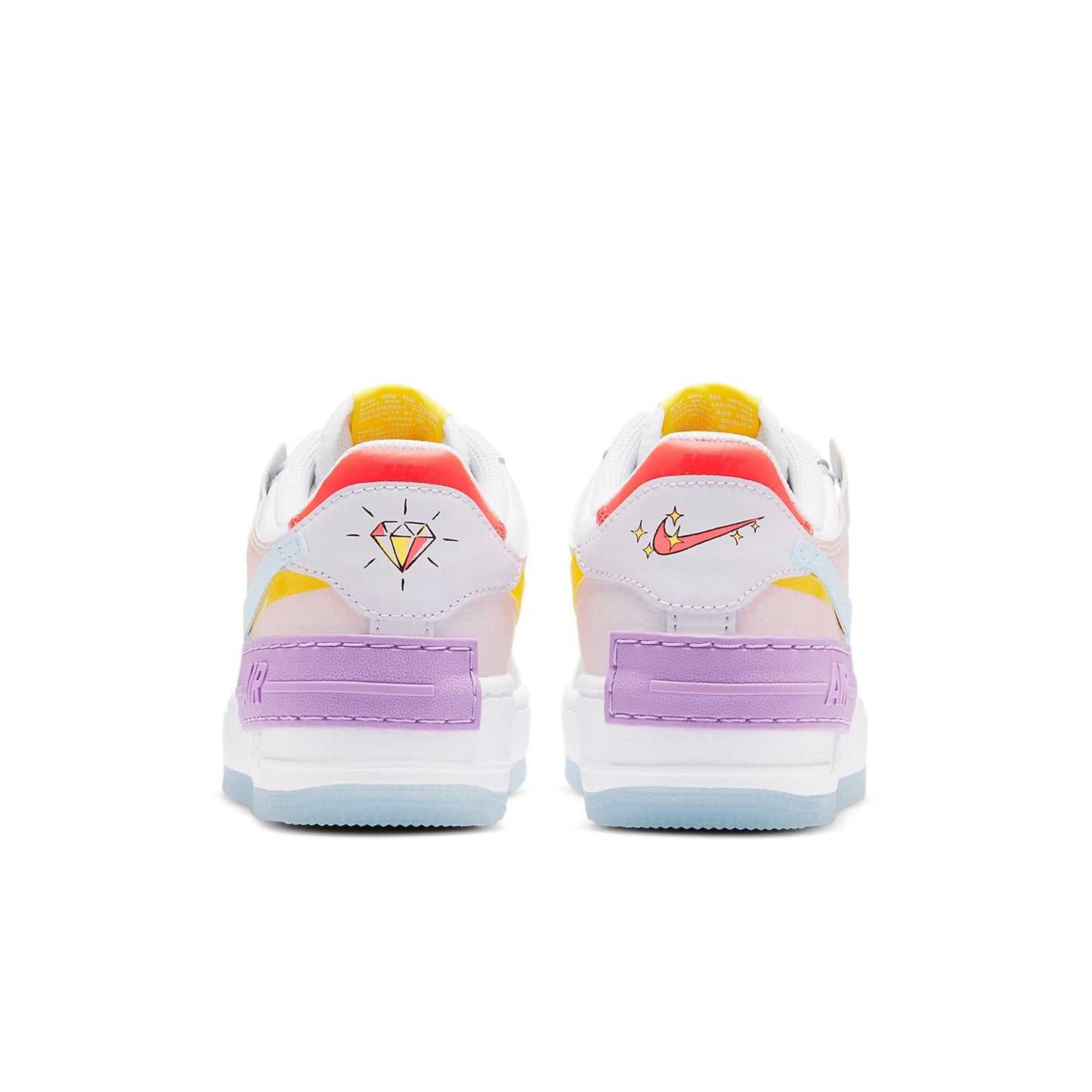 (WMNS) Nithtke Athtir Forthtce 1 Shadow 'White Hydrogen Blue' CW2630-141