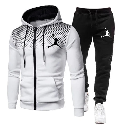 Men's hooded sweatshirt set, best-selling brand men's sportswear, autumn casual pants, gym and jogging, 2023