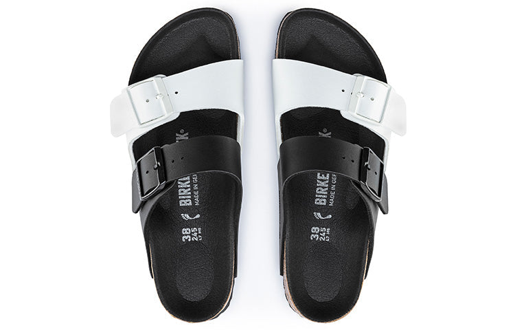 (WMNS) Birkenthtstock Arizona Series Black White Version Sandals 1019712