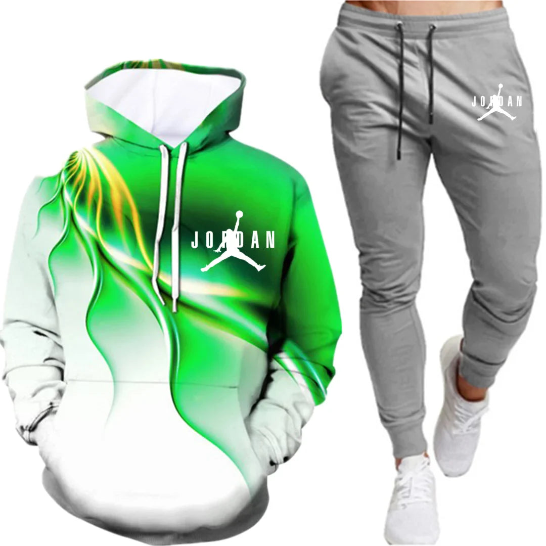 Men's 3D Hooded Sweater Fashion Hip Hop Sportswear Men